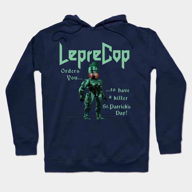 LepreCop Hoodie by GeekGiftGallery